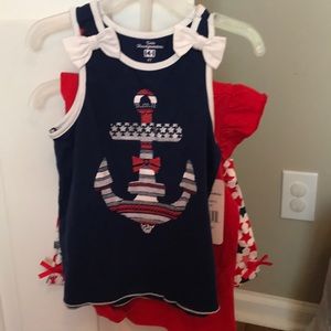 NWT Kids Headquarters girls 4t Set